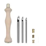 Adjustable Needle Embroidery Pen with Handle Needlework Tool