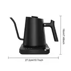 1200W Gooseneck Kettle 0.9L Thin Mouth Kettle Black 220V European Standard
