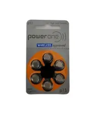 Power One Size P312 Hearing Aid Batteries 1.45 Volts, 6 Pack - Wireless Approved