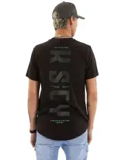 [KSCY] Fallout Dual Curved Tee in Black