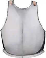 15th Century European Breastplate Medieval Cuirass Historical Reenactment Silver, Silver