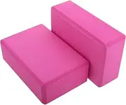 BESPORTBLE Yoga Pilates Blocks Non-slip Yoga Stretching Bricks High Density Eva Material Compact for Travel