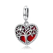 Silver plating Pendant Charm Fit Tree of Life Bracelet Necklace DIY Fine Jewelry Accessories