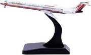 Pre-Built Model Aircraft 11CM for TWA MD-83 EI-BWD 1:400 Diecast Airplane Replica Miniature Airliner Model Plane Miniature Airplane Model