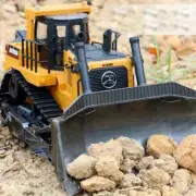 Remote Control Truck 8CH Bulldozer Machine on Control Car Toys for Engineering
