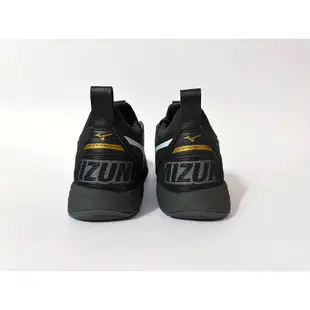 MIZUNO 美津濃 WAVE MOMENTUM 2 27CM 排球鞋 黑x金 V1GA211241