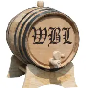 Personalized 3 Liter Mini-Oak Whiskey Barrel - Groomsmen Gift - Father's Day