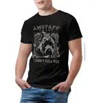 AMSTAFF TSHIRTS AMERICAN STAFFORDSHIRE TERRIER T 恤男士棉 T 恤可愛圖