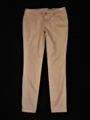 New Mossimo Womens Size Sparkle Skinny Jeans Pants Fit 3 Pale Pink Gold Shimmer