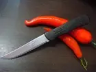 ARCOS STEAK KNIFE SERRATED STAINLESS STEEL POINTED BLADE & PLASTIC DIMPLE HANDLE