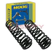MOOG Front Coil Spring Set for 1984-1996 Jeep Cherokee 2.5L 2.8L 4.0L L4 L6 bp (for: Jeep)