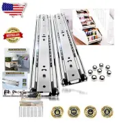 Heavy-Duty Full Extension Drawer Slides 36 Inch - 100 lbs Weight Capacity