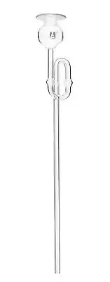 Eisco Labs Safety Thistle Funnel, 13.75" (30cm) - Bend & Safety Bulb