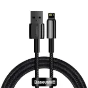 Baseus Tungsten Gold Fast Charging Data Cable USB-A 2m - Black