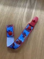 Baby Dummy Clips Pacifier Chain Soother Holder Strap Spiderman