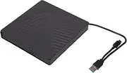 Akozon Portable External USB 3.0 DVD Drive, Box Detachable USB3.0/USB2.0 5 Drive, Gbps Laptop Optical Enclosure for 12.7mm/9.5mm RW USB3.0 USB2.0 CD 5Gbps 12.7mm 9.5mm Gb S 12 7mm
