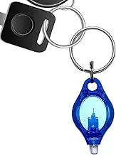 Keychain Light, Battery Powered Fluorescent Torch, Portable Detector Mini Popular Lighting Lamp for Child Schoolbag Backpack Home Detections