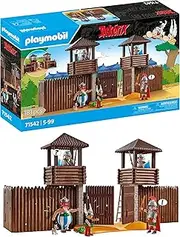 PLAYMOBIL Asterix 71542 Roman Camp, Exciting Conquest of The Camp by The Gauls, Includes Magic Potion for More Body Strength, Detailed Toy for Children from 5 Years