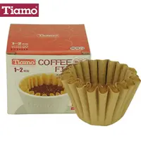 在飛比找PChome24h購物優惠-Tiamo K01蛋糕杯濾紙1-2人無漂白#155(HG32