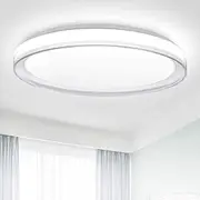 Depuley 48W LED Ceiling Light, Oyster Light, Modern Ceiling Lighting Fixture with Remote Control for Kitchen, Living Room, Bedroom, Office, 3000k-6000k 3 Colour Changeable, Dimmable Ceiling Light