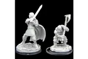 Critical Role Unpainted Minis: Westruun Militia Swordsman & Kraghammer Axeman