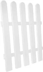 Sosoport 1 PC Decorative Plastic Picket Fence Display Fence Garden Fence Path Fence