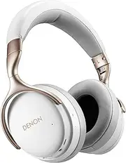 Denon AH-GC30 Over-Ear Wireless Noise Cancelling Headphones | White