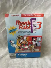 Reader Rabbit 3 The Learning Company Big Box Vintage PC Game NEW! DOS & WIN