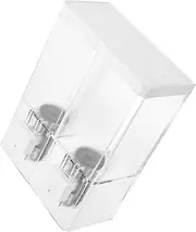 PHENOFICE Wall Mounted Soap Dispenser Chamber Liquid Shampoo and Soap Container Space Saving Design for Bathroom and Kitchen Material Easy Refill and Clean
