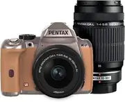 PENTAX DSLR Camera K-r W Zoom Kit Silver/Pale Orange 112 K-rWZK SL/PO112