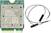WiFi7 Tri Band QCNCM865 Bluetooth 5.4 Wireless WiFi Card Tri Band 2.4G/5G/6Ghz Network Wireless Adapter Bluetooth 5.4 Wireless Wi-Fi for Win11 for 802.11be M.2 NGFF Wlan WiFi Card Only for Win