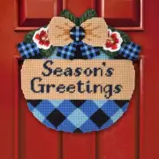 Herrschners® Seasons Greetings Door Hanger Plastic Canvas Kit