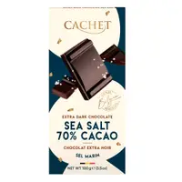 在飛比找家樂福線上購物網優惠-凱薩70%海鹽醇黑巧克力