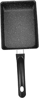 KOCKSHION 1Pc Non Stick Frying Pan Lightweight Square Shape Cooking Pot for Outdoor Camping Kitchen Use Mini Pan for Omelettes Breakfast Easy to Clean