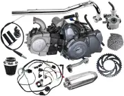 Motorcycle Lifan 125cc Engine Motor Semi Auto Dirt Pit Bike For CRF50 ATC70 CT90