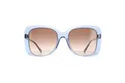 Chloe Sunglasses CH0125S 002 Blue Crystal Brown Gradient