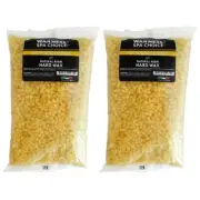 Waxness Natural Honey Gel Hard Wax Beads 2.2 lb / 1 kg Pack of 2