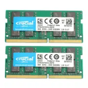 Crucial 16GB 2x 8GB 4GB DDR4 2400MHz PC4-19200S CL17 SODIMM Laptop Memory LOT