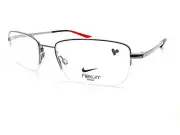 Nike Flexon Reading Glasses from +0.75 to +3.50 Gunmetal with Black Red 4306 073