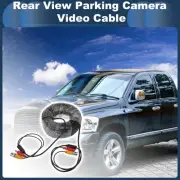 Car Reverse Rear View Parking Camera Video Cable BNC+DC 40M Black