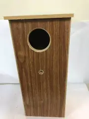 18" Wooden wood lorikeet nesting nest box w perch AUSSIE MADE