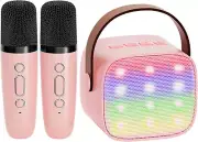 YLL Mini Karaoke Machine for Kids Adults, Portable Bluetooth Speaker