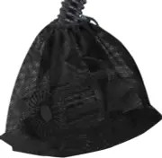 17.7"X 17.7" Large Pump Barrier Bag Pond Pump Filter Bag Black Media Nylon Mesh
