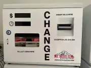 Quarter Machine, Dollar Bill Changer - Accepts $1-$20 - 3,000 Capacity