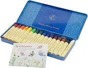 Wax Crayons Stick Tin Box, Assorted Colors (Pack of 16)