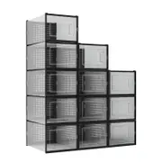 Luxsuite 12PCS Shoe Storage Box Sneaker Extra Large