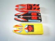 SPEEDBOATS 1990 MODEL BOATS & SHIPS SET - KINDER SURPRISE TOYS MINIATURES