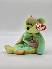 PEACE Beanie Baby Original, swing tag 1996 Unique/Rare, TY Inc.