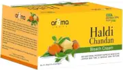 5 PC X 300Gm Aroma Leafs Haldi Chandan Bleach White Beauty Cream only For Unisex