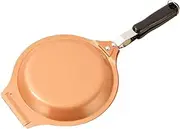 Nonstick Omelet Pans, Egg Pan Nonstick - Stainless Steel Double Omelette Pan,7.5" Nonstick Frying Pans for Home Camping Picnic, Frying Steaks, Utensil